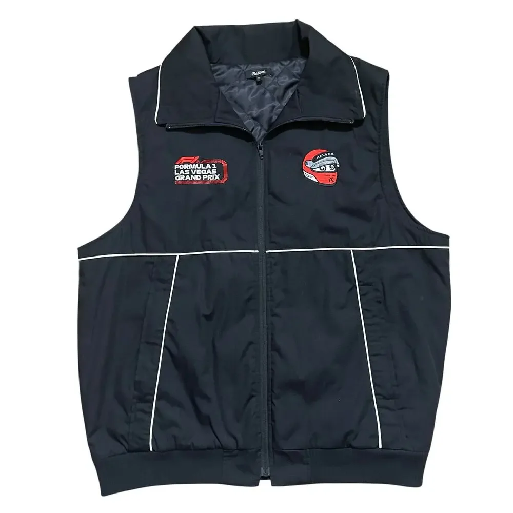Malbon Golf x Formula 1 Las Vegas Grand Prix Vest Black XL F1 jacket